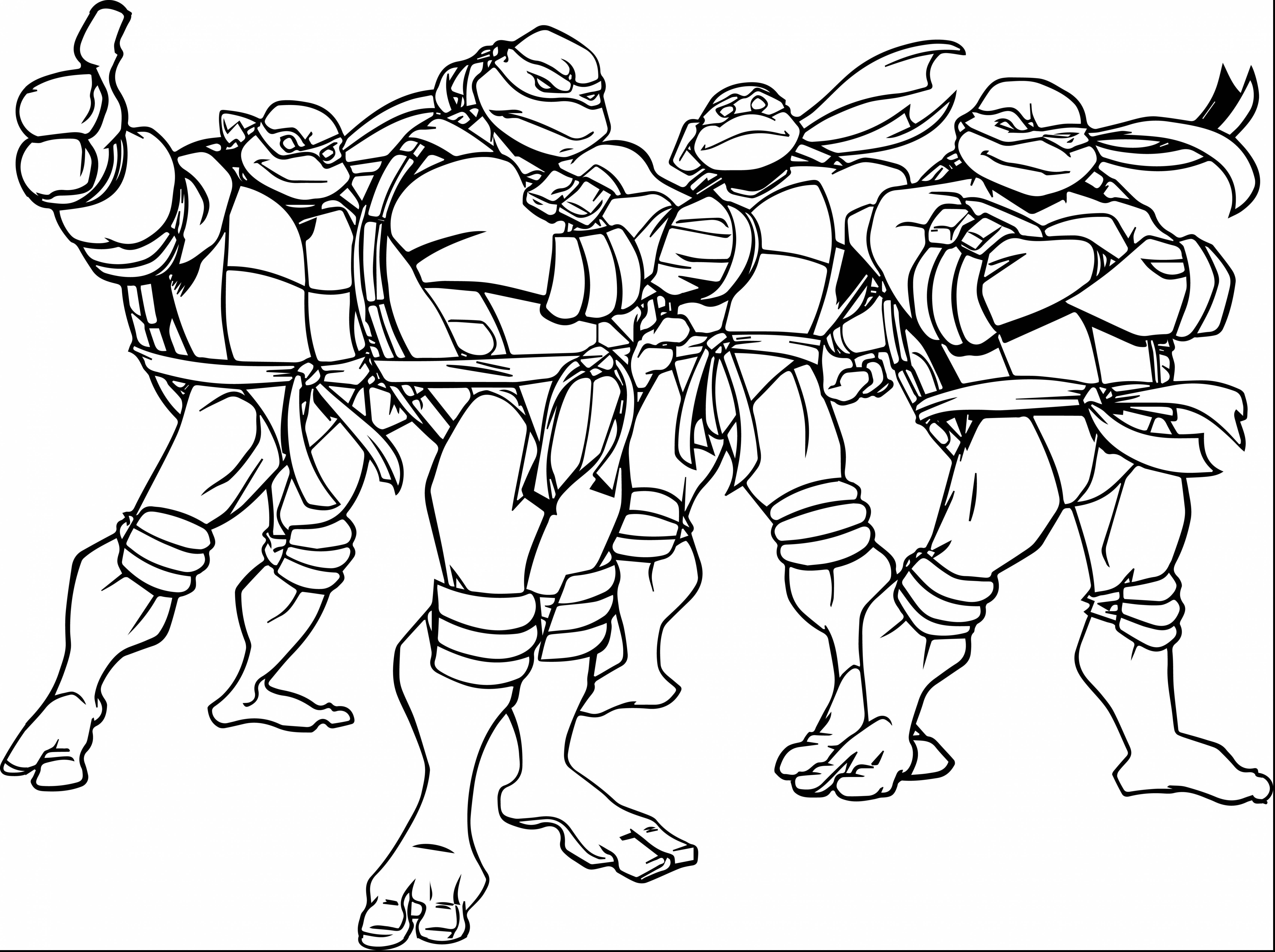 6793x5075 Inspiration Nickelodeon Ninja Turtles Coloring Pages