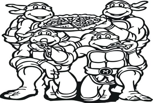 520x350 Nickelodeon Tmnt Coloring Pages Coloring Pages Ninja Turtle