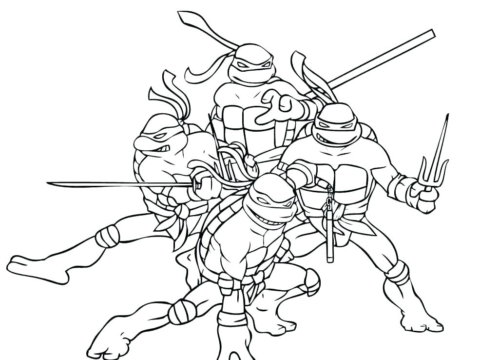 1024x738 Tmnt Coloring Page To Coloring Pack Tmnt Coloring Pages