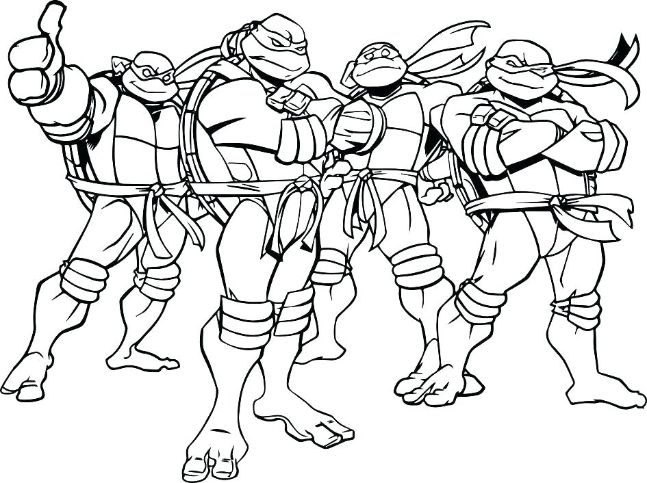 945x706 Coloring Tmnt Coloring Pages Printable Nickelodeon Teenage Mutant