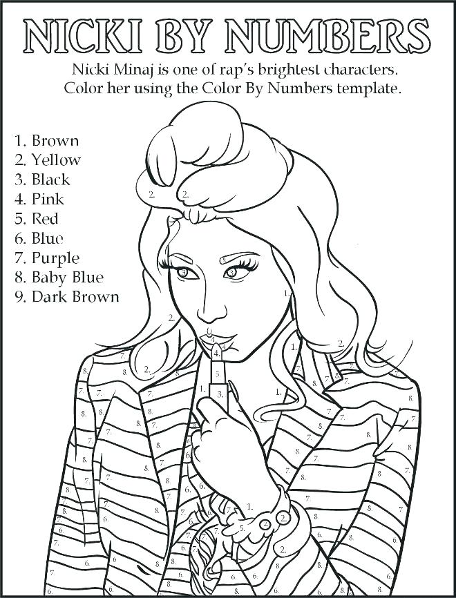 660x866 Nicki Minaj Coloring Pages Coloring Pages Beautiful Free Print