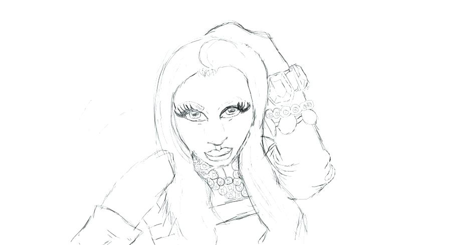 900x490 Nicki Minaj Coloring Pages