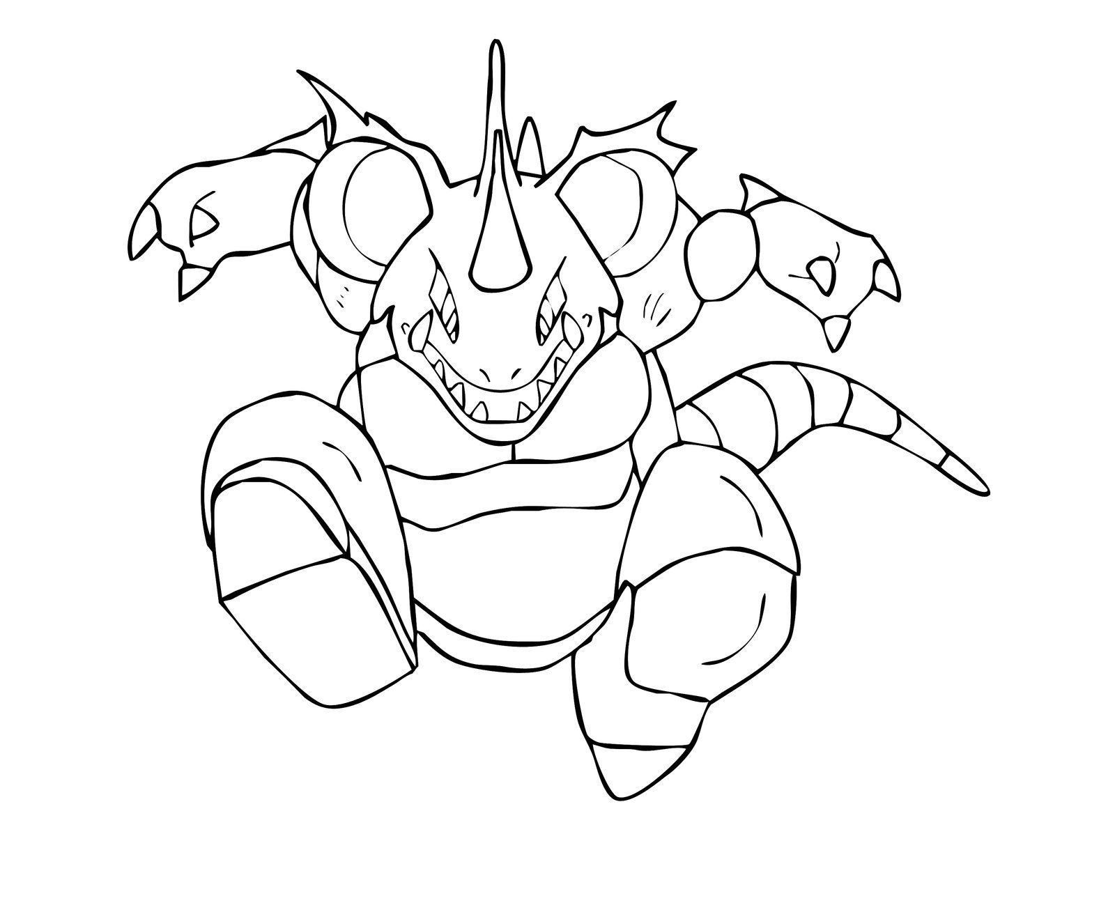 1600x1296 Nidoking Lineart By Elsdrake On Lineart Pokemon