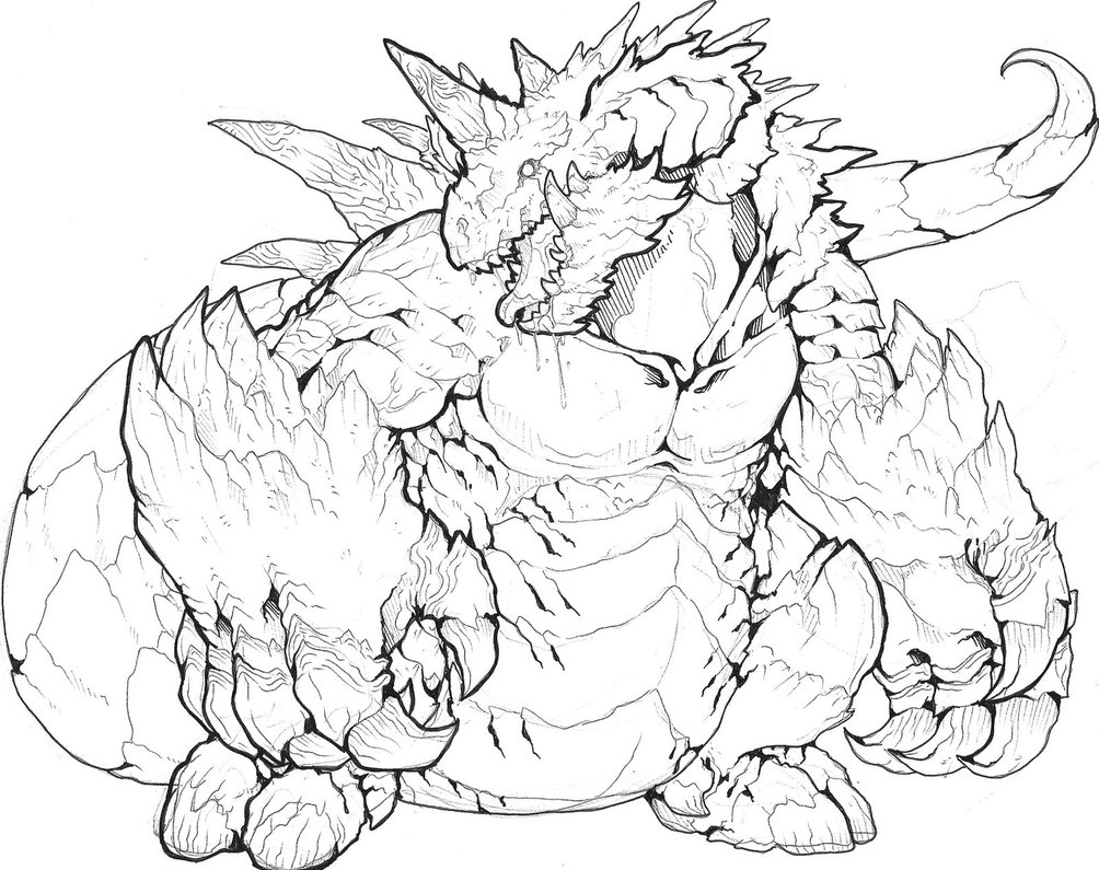 1004x795 Pokemon Nidoking Drawing