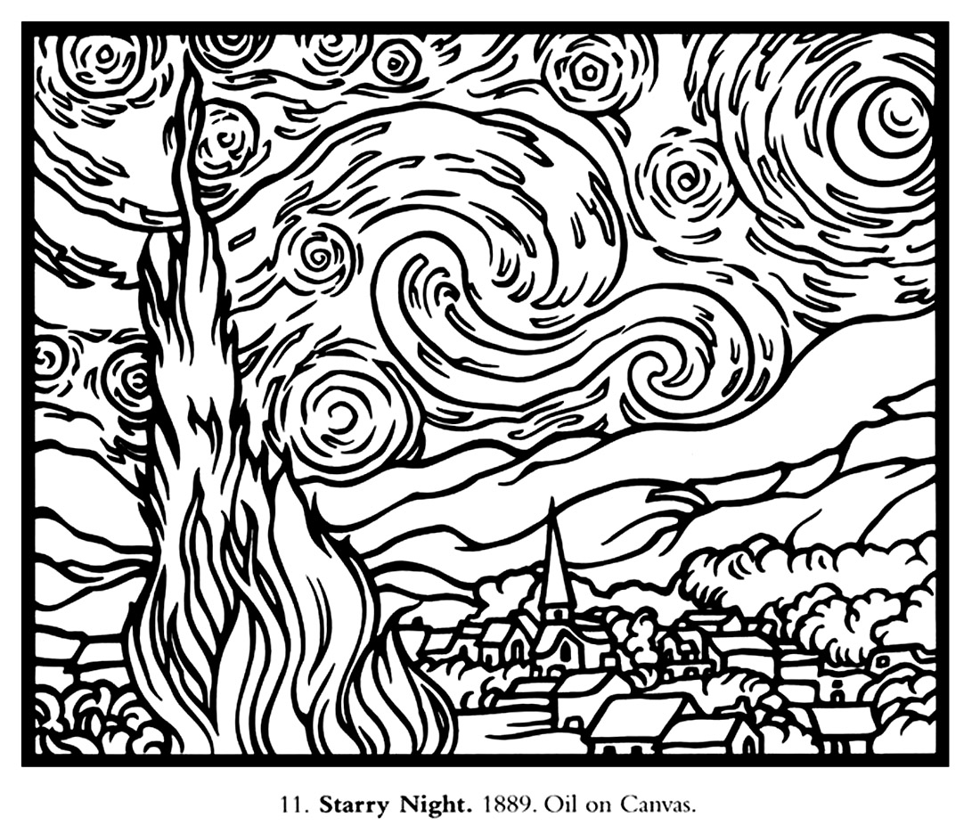 1091x936 Van Gogh Starry Night Large