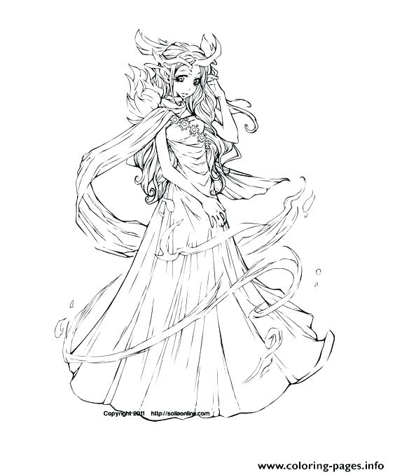 564x678 Elf Coloring Pages Elf Coloring Pages Anime Elf Coloring Pages Elf