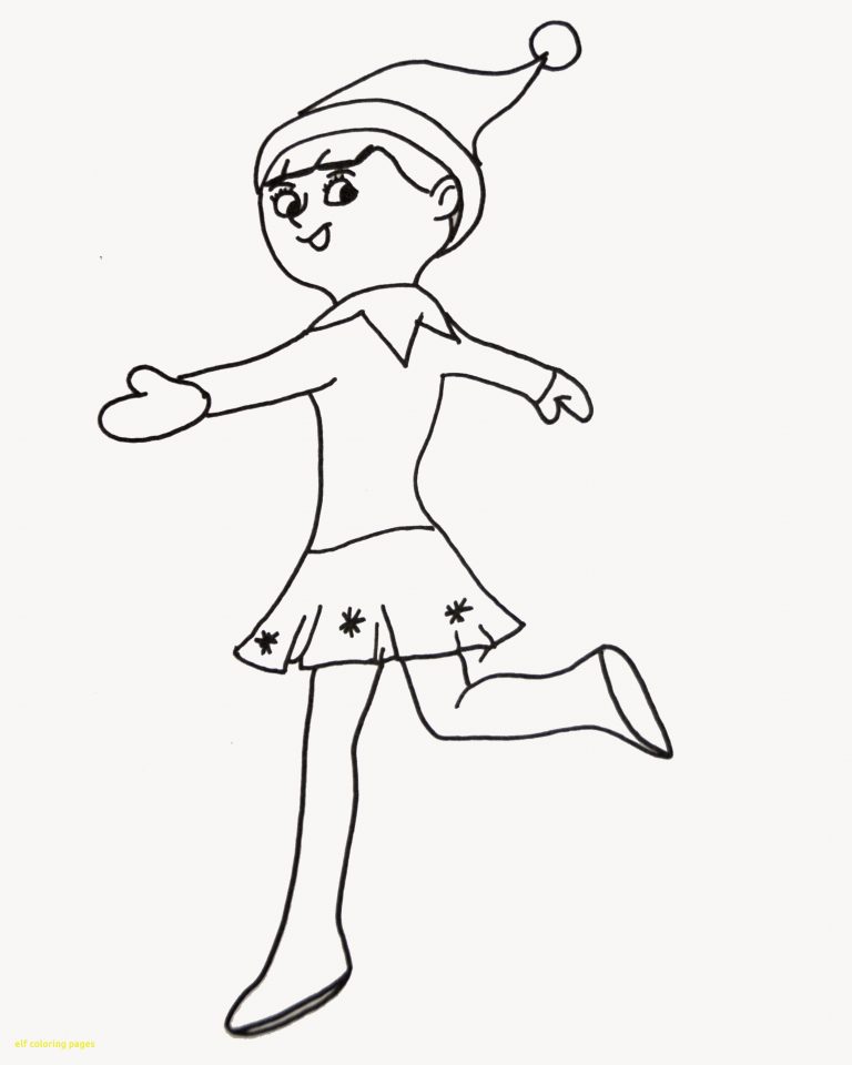 768x960 Elf On The Shelf Pet Reindeer Coloring Pages Fresh Free