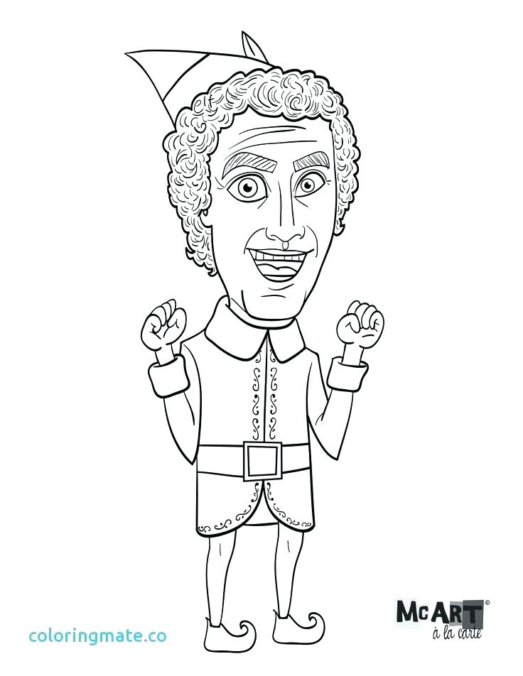 736x952 Elf Coloring Page Coloring Ideas Pro