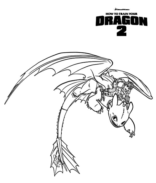 Night Fury Coloring Pages