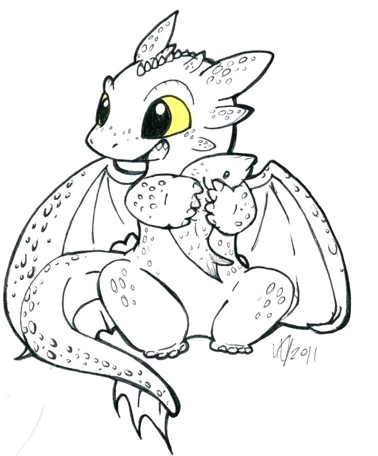 736x886 Cute Dragon Coloring Pages Toothless The Dragon Coloring Pages