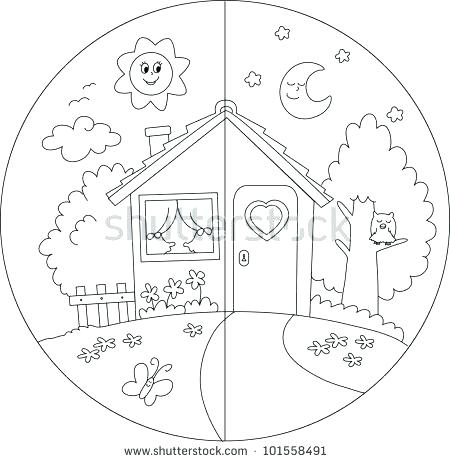 450x462 Night Coloring Pages Impair.co