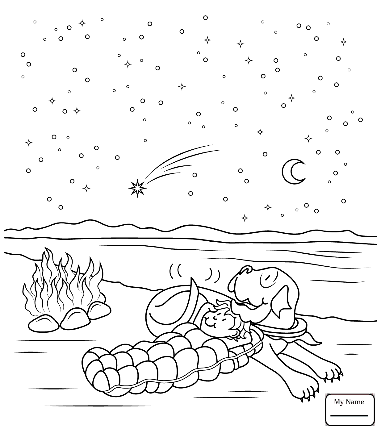 1234x1403 Coloring Pages For Kids Henry And Mudge The Magnificent Starry