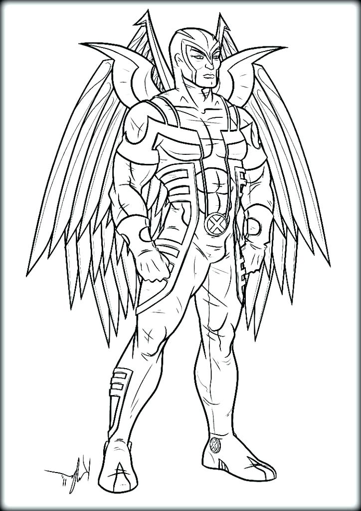 724x1023 Xmen Coloring Pages Coloring Pages X Men Nightcrawler Coloring