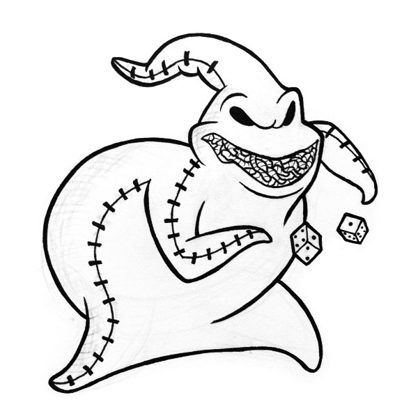 600x600 Oogie Boogie Coloring Pages 6 ,colouring Pictures Coloring Pages