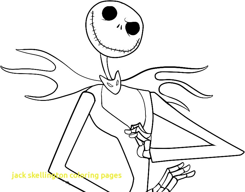 827x651 Jack Skellington Coloring Pages With Free Printable Nightmare