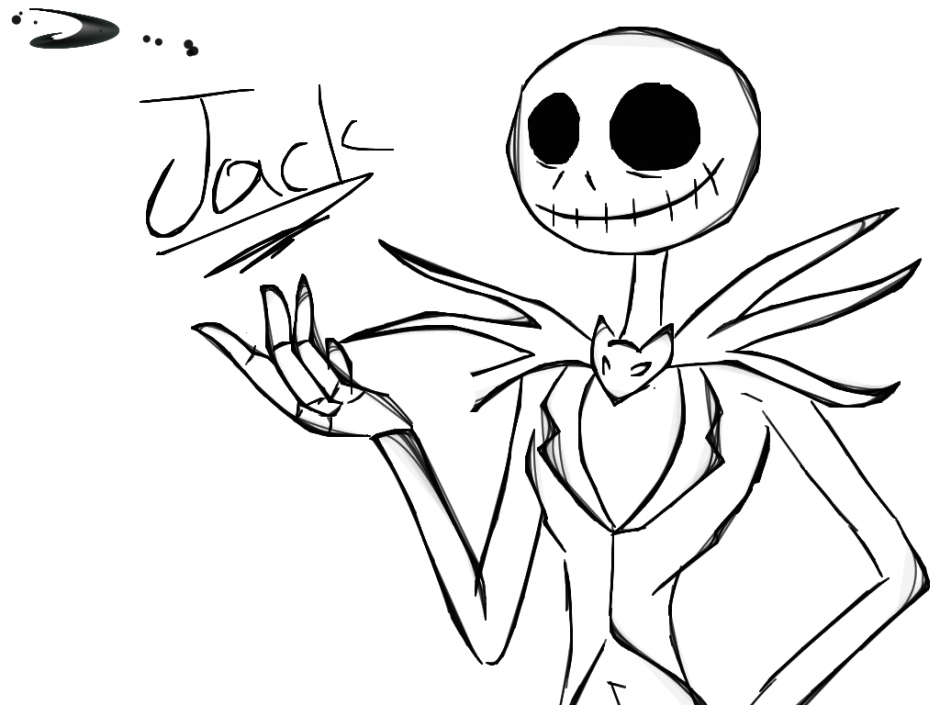 940x705 Jack The Pumpkin King Christmas Coloring Pages Halloween