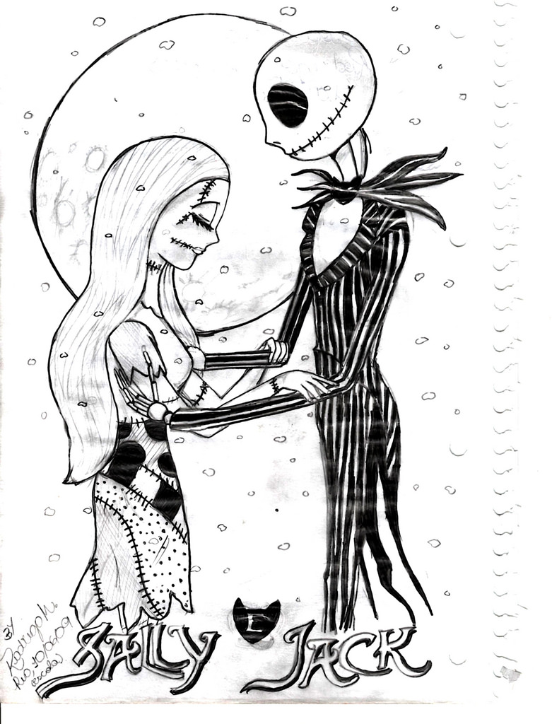 781x1024 Nightmare Before Christmas Colouring Pages On Nightmare Before