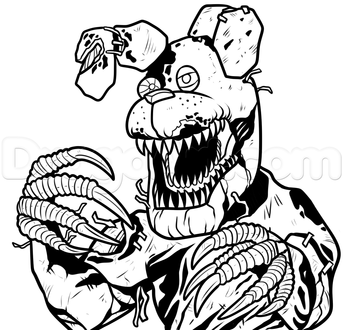 1181x1136 Bonnie Coloring Pages Nightmare Drawing Kids Coloring Sheets