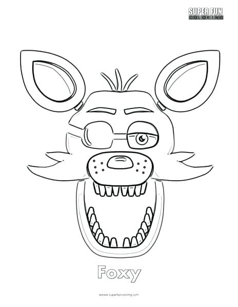 464x600 Coloring Pages Foxy Coloring Fox Fox Coloring Page Withered Foxy