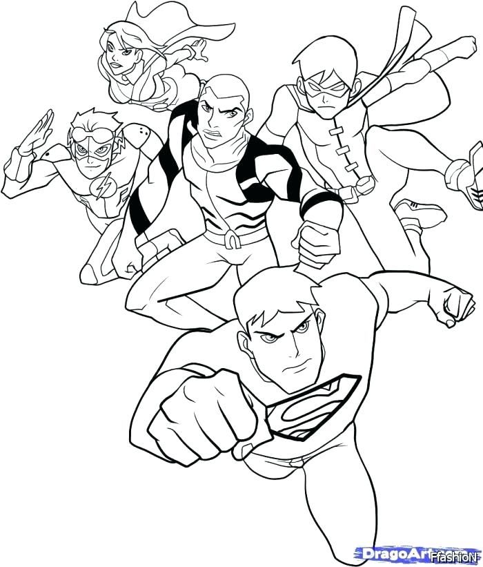 700x821 Nightwing Coloring Pages Young Justice Coloring Pages Young