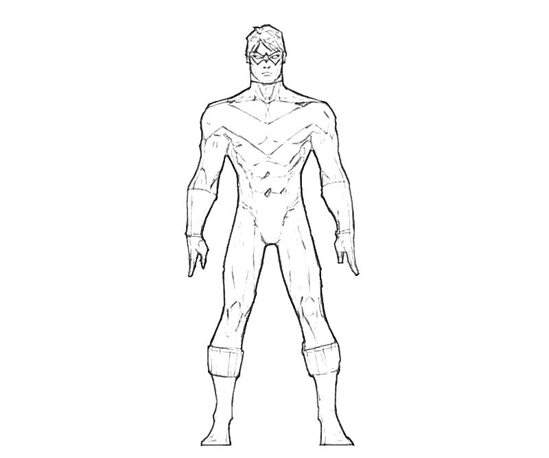 800x667 Opulent Design Ideas Nightwing Coloring Pages And Robin Dragon