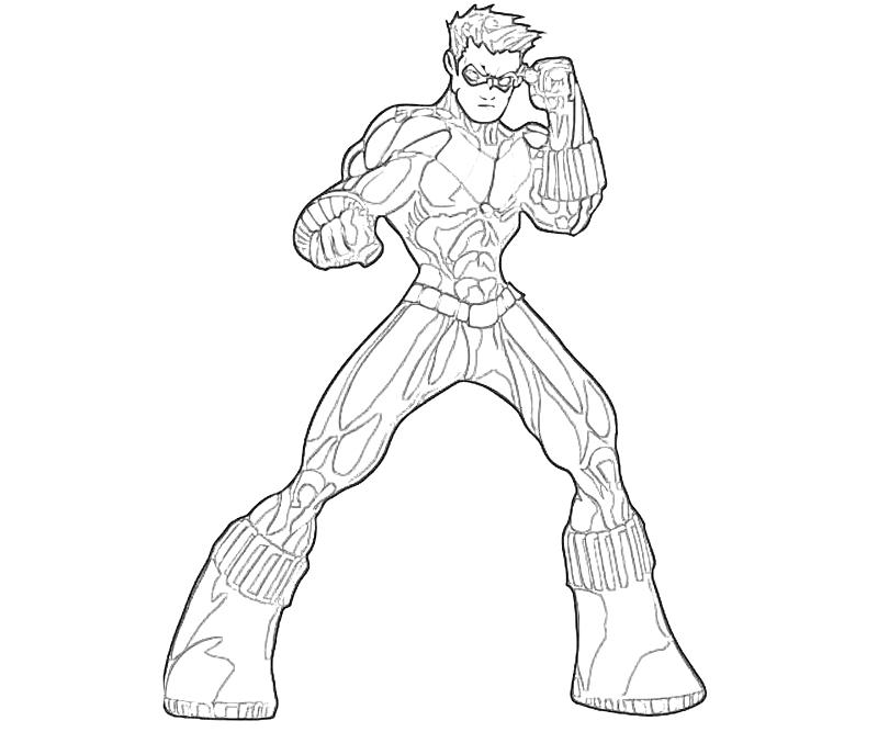 800x667 Nightwing Coloring Pages Printable Nightwing Coloring Pages