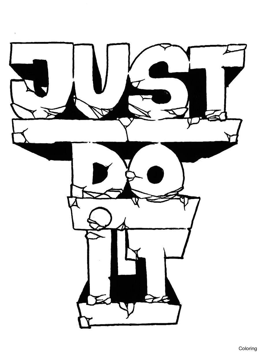 900x1220 Nike Logo Coloring Pages
