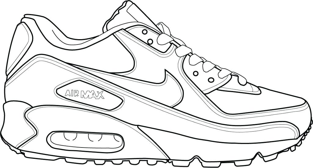 1024x549 Nike Shoes Coloring Pages Icontent