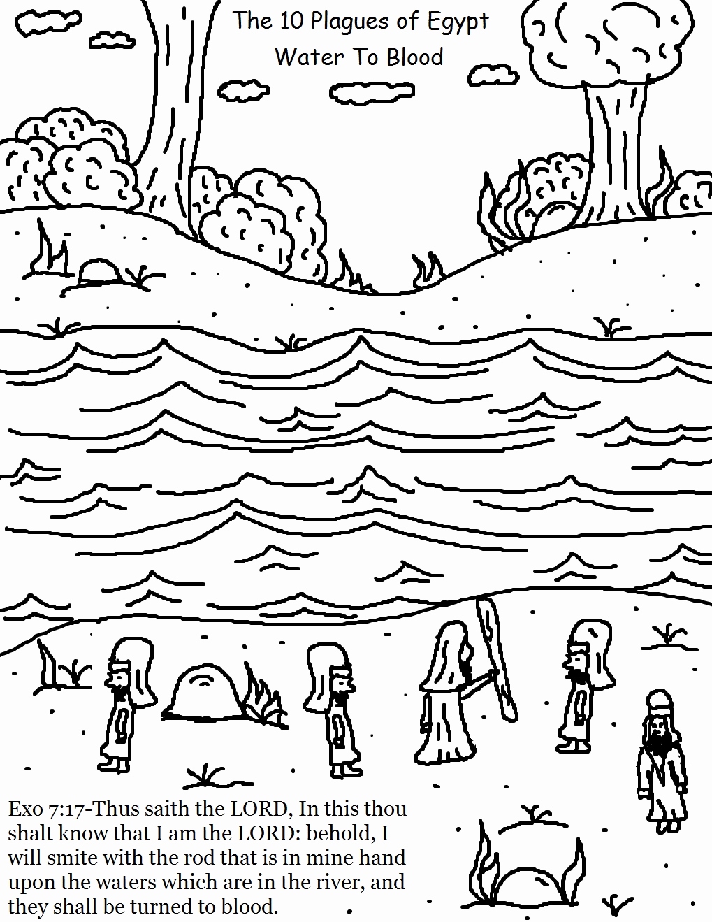 Nile River Coloring Page