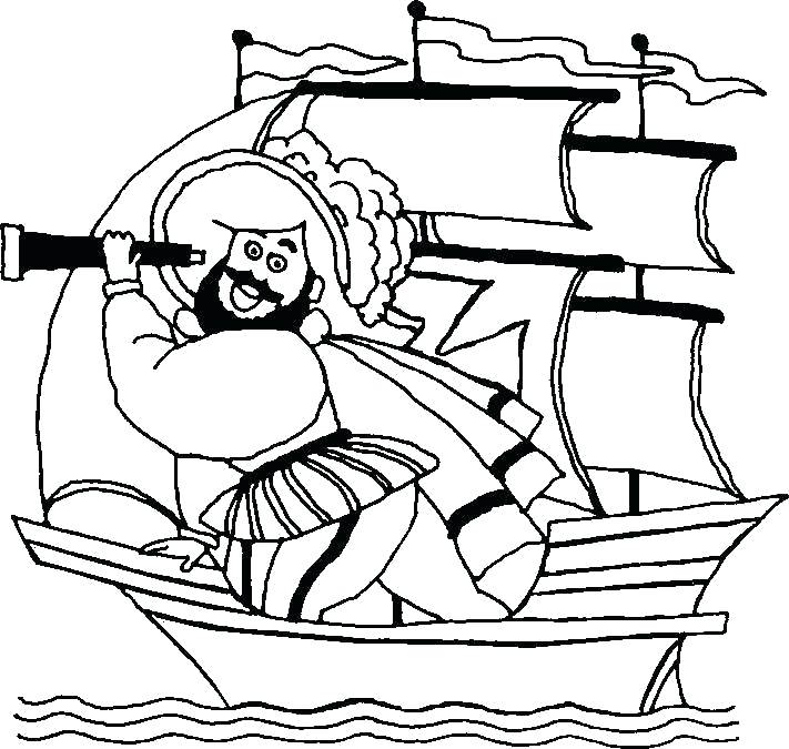 711x675 Nina Pinta Santa Maria Coloring Pages Maria Coloring Pages Happy