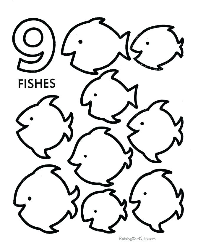670x820 Number 9 Coloring Sheet Coloring Sheet Number 9 Learning Number 9