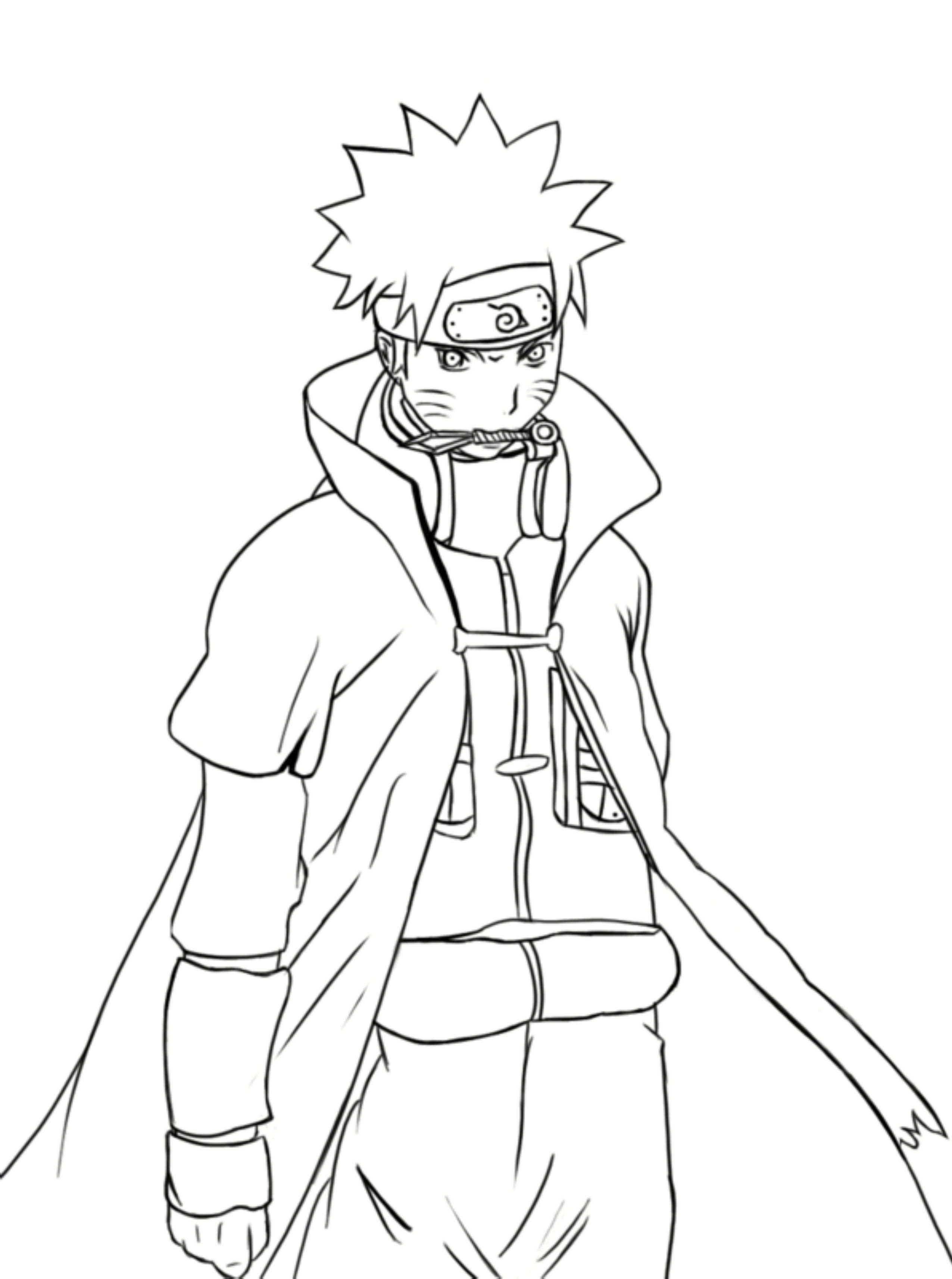 2551x3424 Coloring Picture Of Nine Page Naruto Home