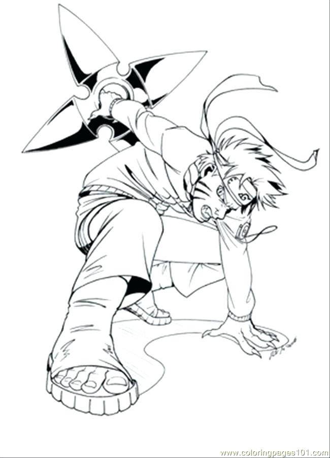 650x901 Naruto Nine Tailed Fox Coloring Pages Online