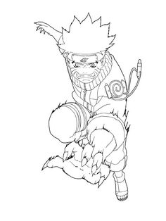 236x314 Naruto Coloring Pages Nine Tailed Fox Anime Naruto