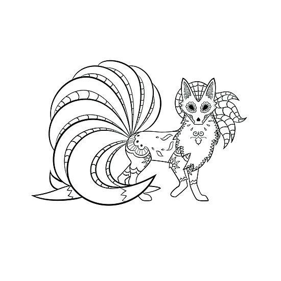 550x550 Ninetails De Los Muertos Pokemon Amp Day Of The Dead Mashup