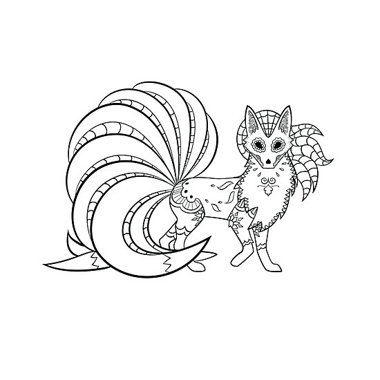 550x550 Ninetails De Los Muertos Pokemon Amp Day Of The Dead Mashup