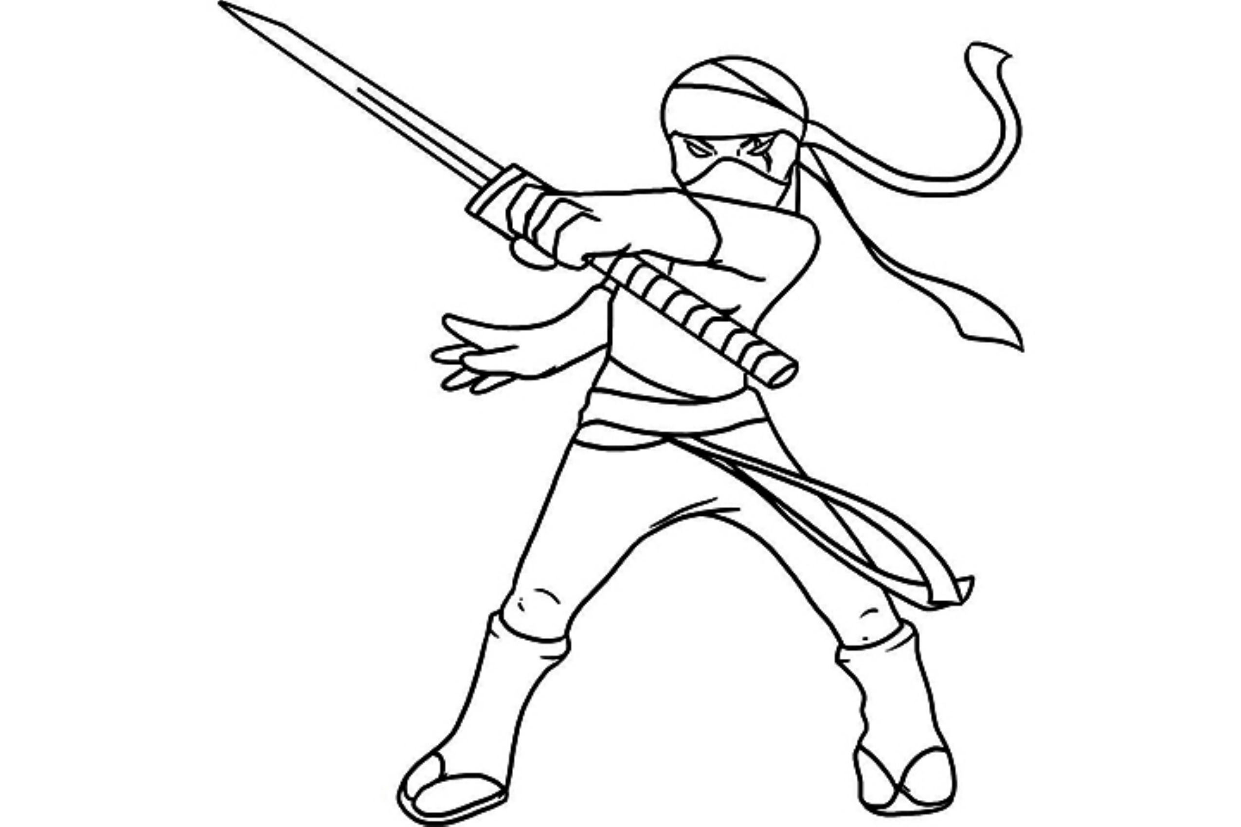 2551x1700 Fabulous Ninja Coloring Page On With Hd Resolution 2551x1700 Ninja