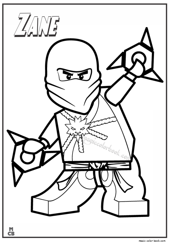 685x975 Lego Ninjago Coloring Pages Archives Magic Color Book Zane Ninjago