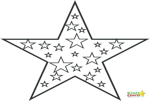 520x350 Coloring Pages Of Stars Coloring Page Of Star Stars Coloring Page