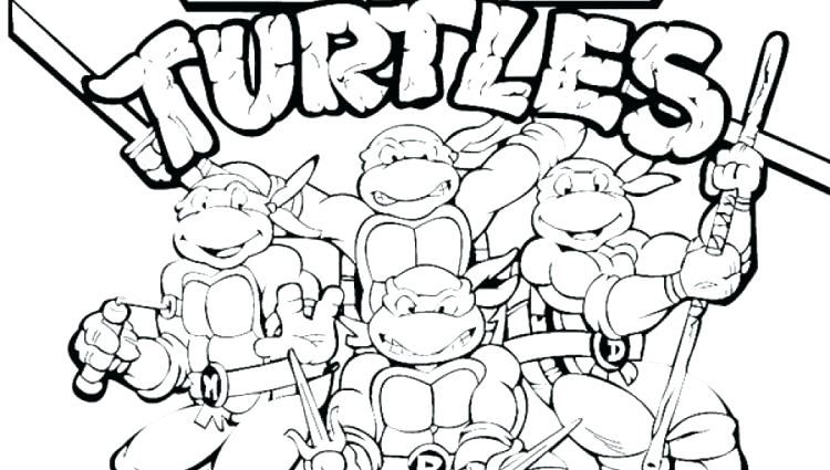 750x425 Ninja Turtles Christmas Colouring Pages Kids Coloring Ninja