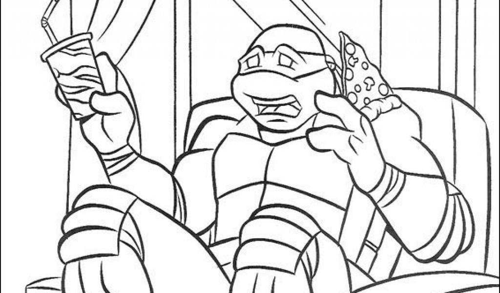 1024x600 Ninja Turtle Christmas Coloring Pages Ninja Turtle Coloring Pages