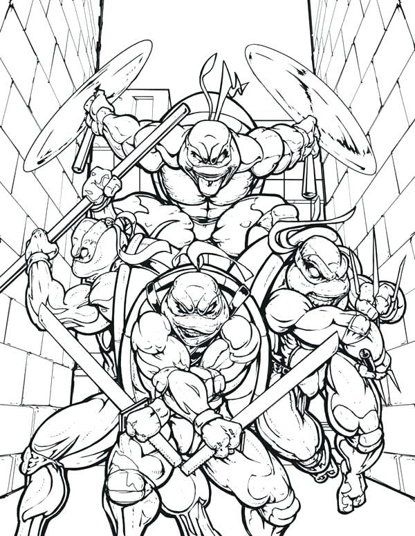 600x776 Coloring Pages Ninja Turtles Teenage Mutant Ninja Turtles Coloring