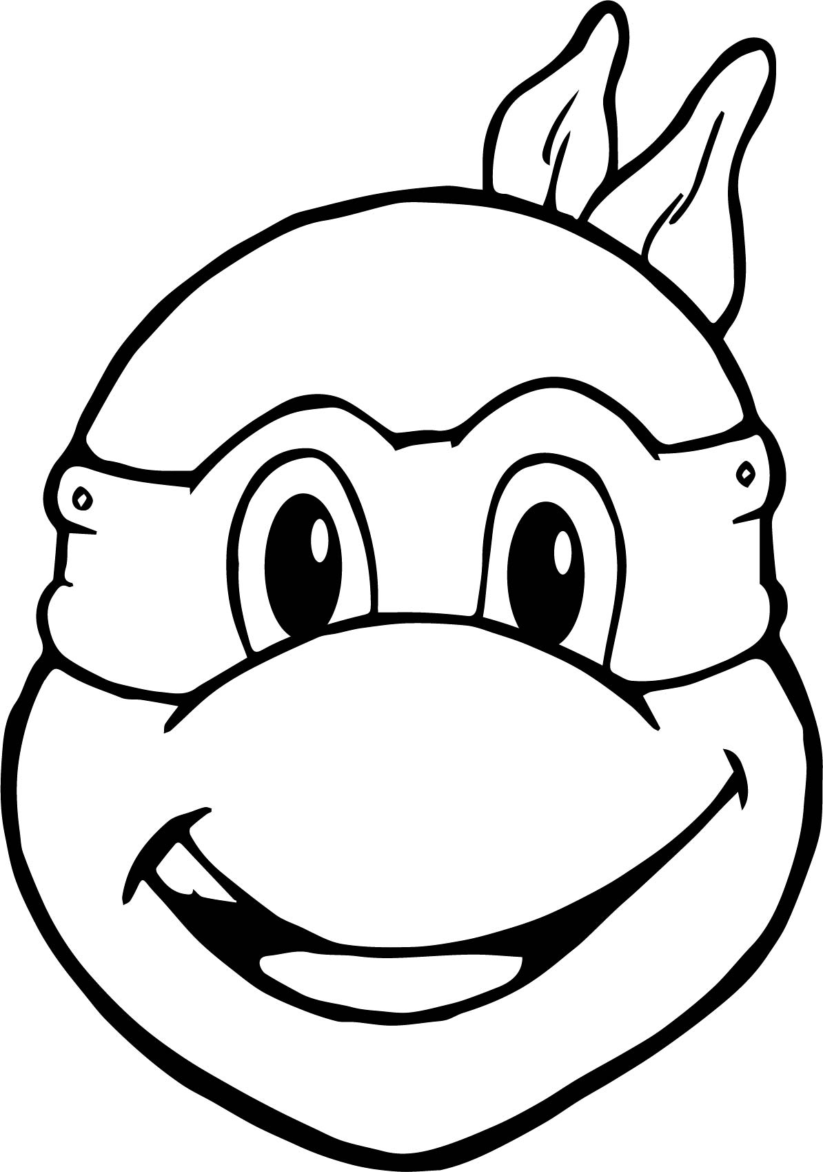 1194x1699 Ninja Turtles Face Coloring Pages Download Free Coloring Sheets