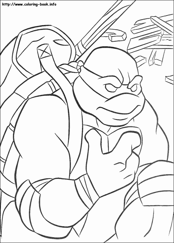 567x794 Teenage Mutant Ninja Turtles Faces Coloring Pages Images Mutant