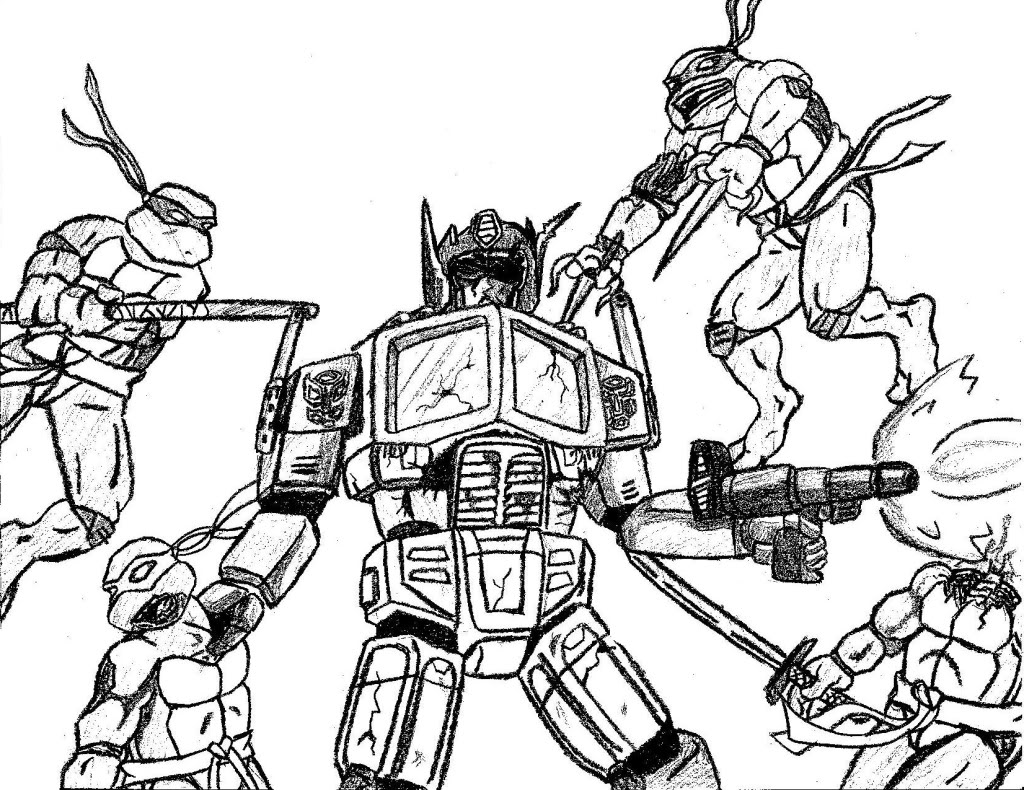 1024x790 Reliable Teenage Mutant Ninja Turtles Coloring