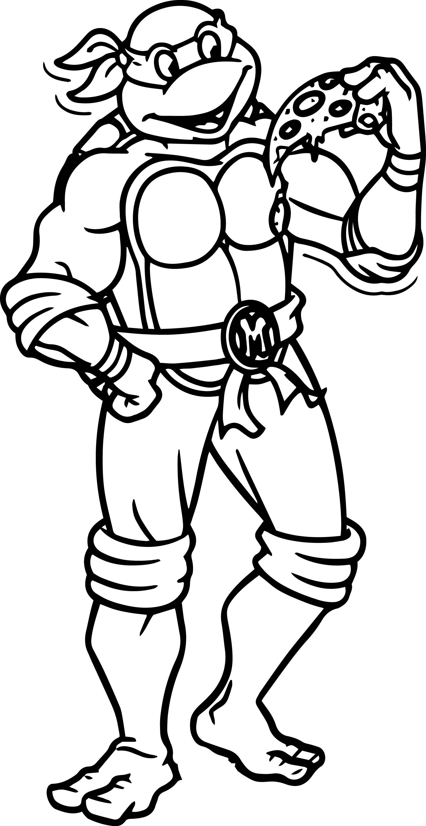 1472x2856 Ninja Turtle Coloring Pages Michelangelo To Print 12 11147
