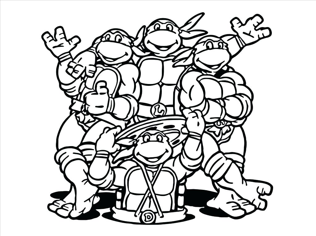 1023x767 Teenage Mutant Ninja Turtles Colouring Pages Online Coloring