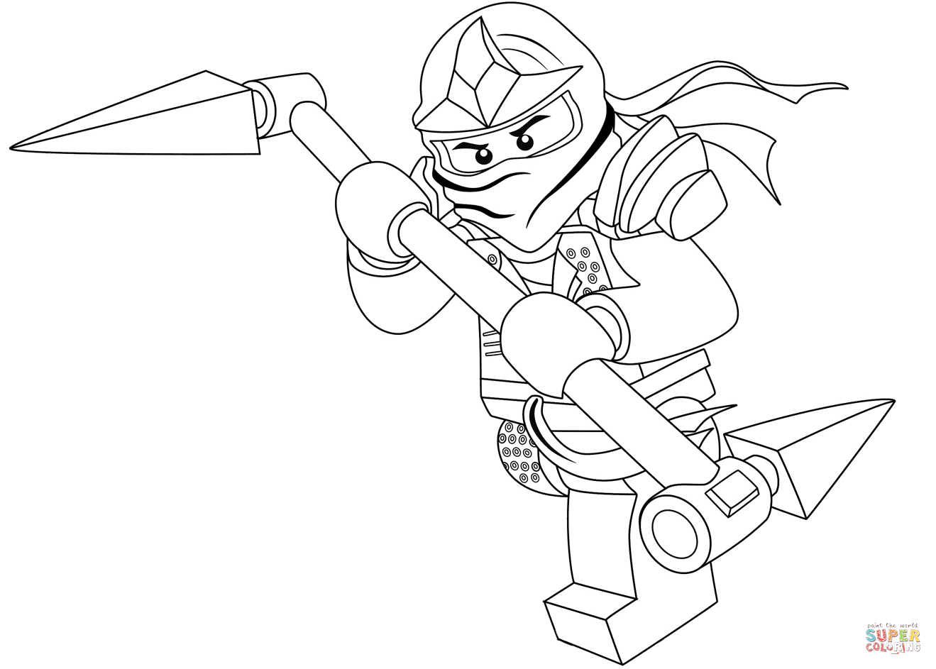Ninjago Cole Coloring Pages