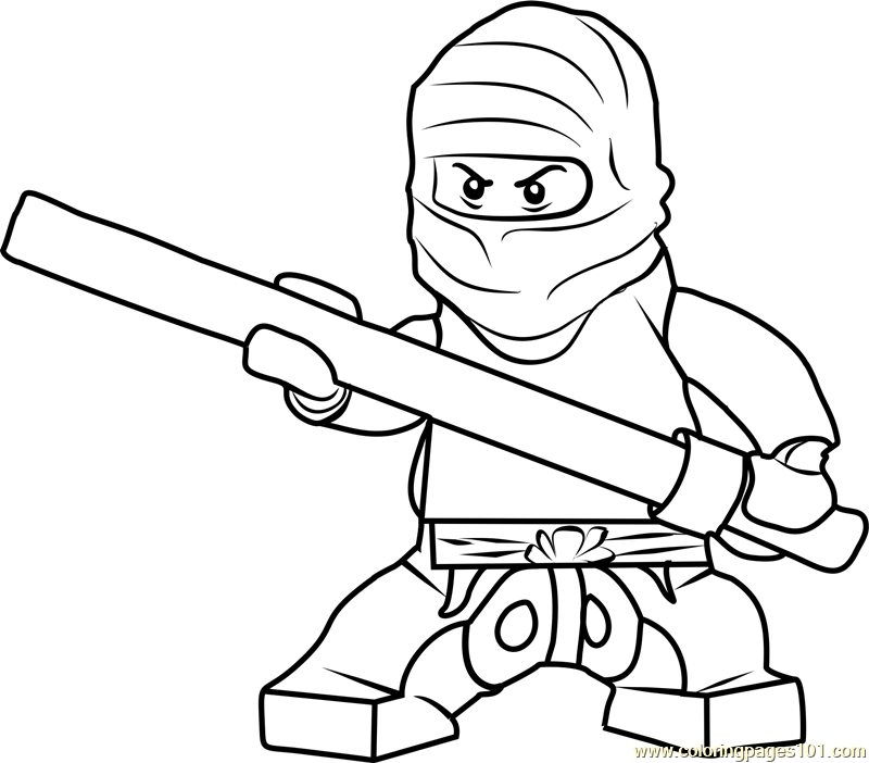 800x702 Ninjago Cole Coloring Page