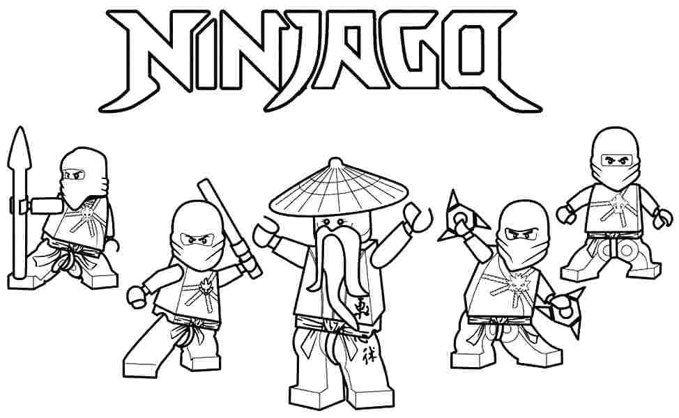 974x600 Ninjago Coloring Pages Free Printable Free Printable Coloring